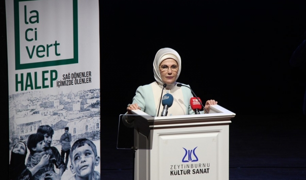 Emine Erdoğan, “Halep Osmanlısı’ndan Bize Ne Kaldı” panelinde konuştu