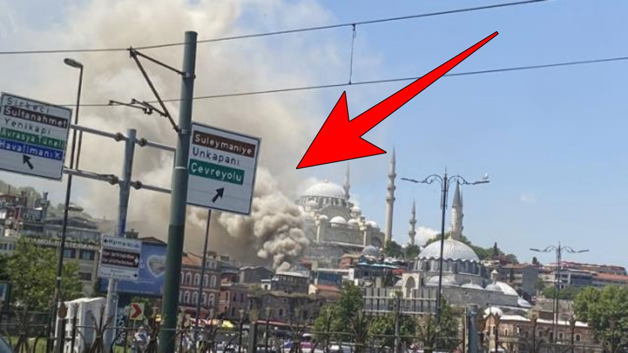 Fatih'te oyuncak deposunda yangın: Acil müdahale ediliyor!