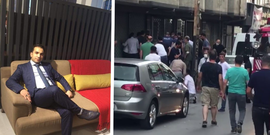Asansör boşluğunda can verdi
