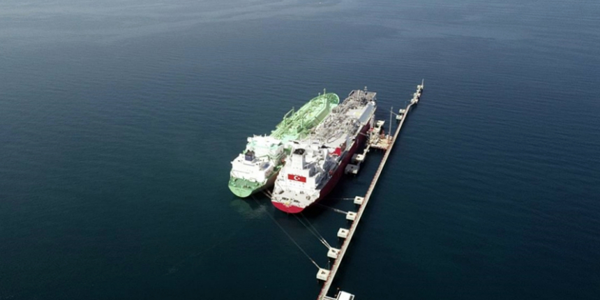 Ertuğrul Gazi'ye ilk sıvı doğalgaz (LNG) nakli gerçekleştirildi!