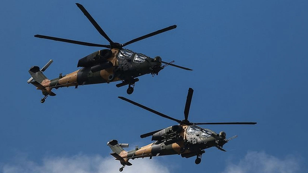 PKK'lı teröristler Atak helikopteri ile öldürüldü