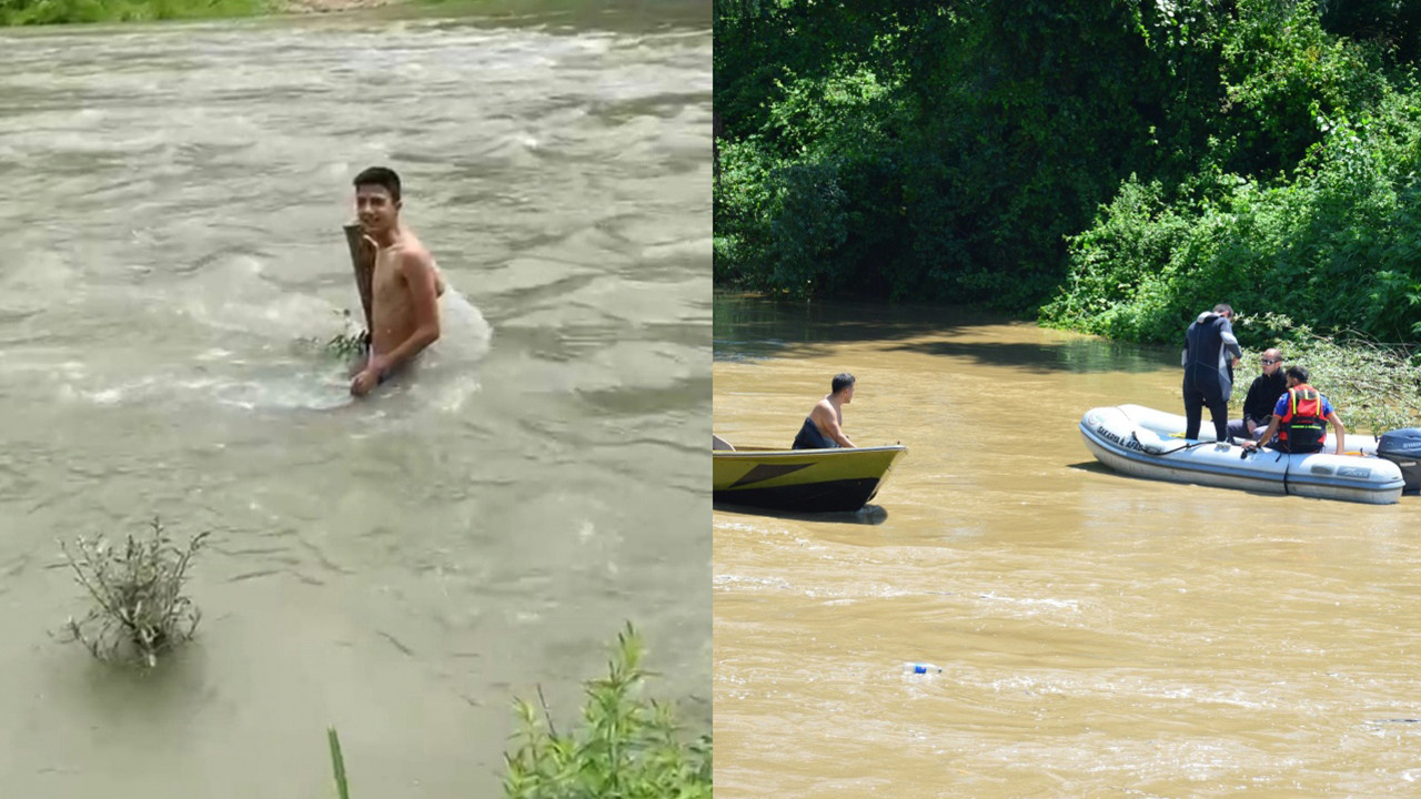 Sakarya'da helallik isteyip nehre giren genç kayboldu