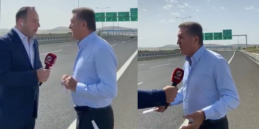 Mustafa Sarıgül ile Beyaz tv muhabirinin “yol” polemiği