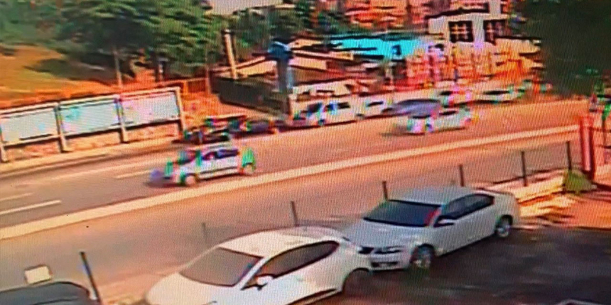 İstanbul'un göbeğinde nefes kesen kovalamaca! O anlar kameralara yansıdı