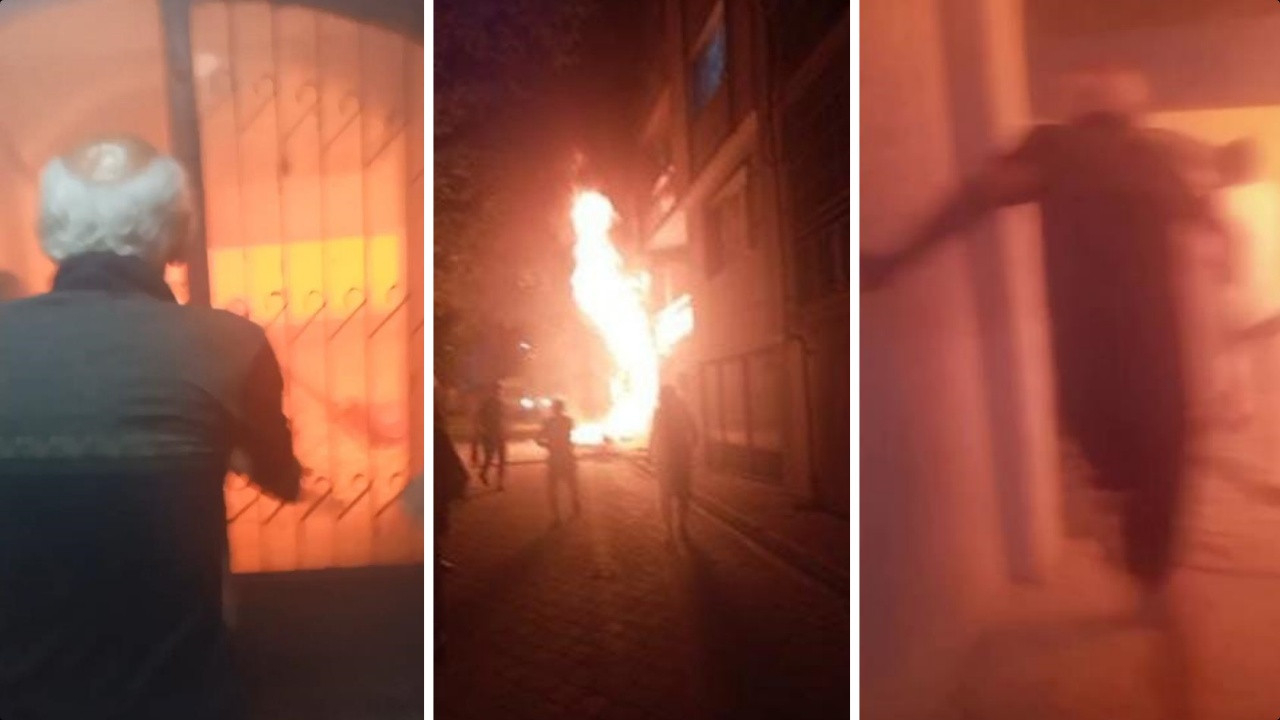 Yangına uykularında yakalandılar: Alevlerin arasından böyle kaçtılar!