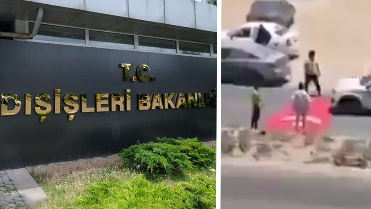 Dışişleri'nden sert tepki! Türk bayrağı çizip üzerinden geçmişlerdi