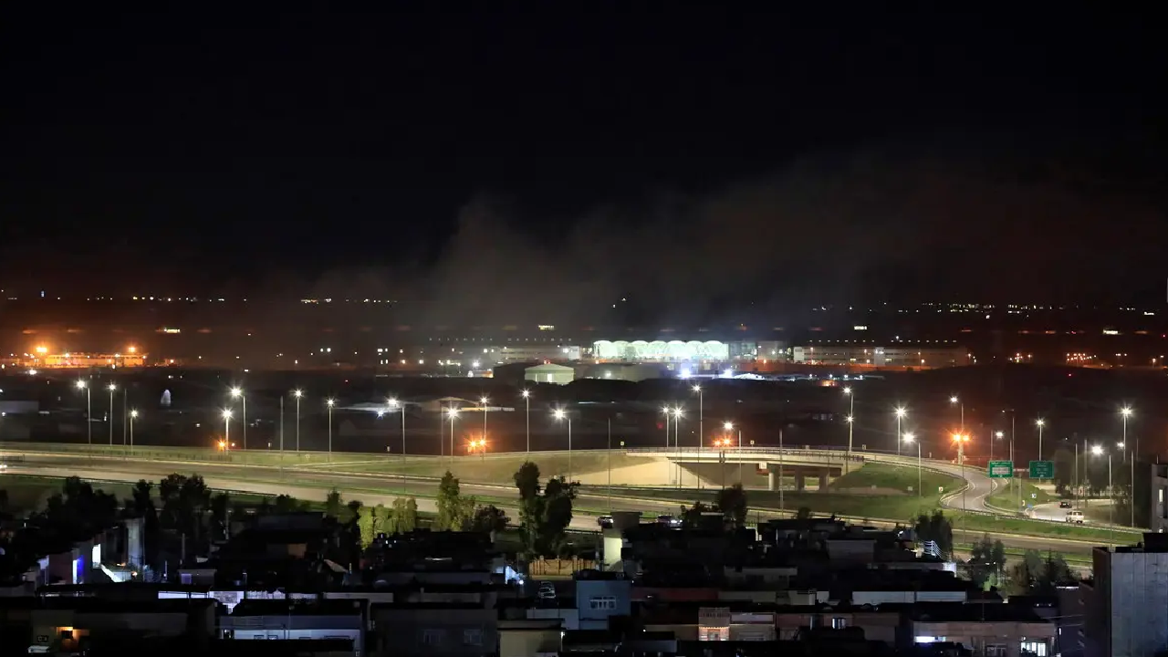 ABD askerlerinin de bulunduğu Erbil Havalimanı’na SİHA'larla roketli saldırı