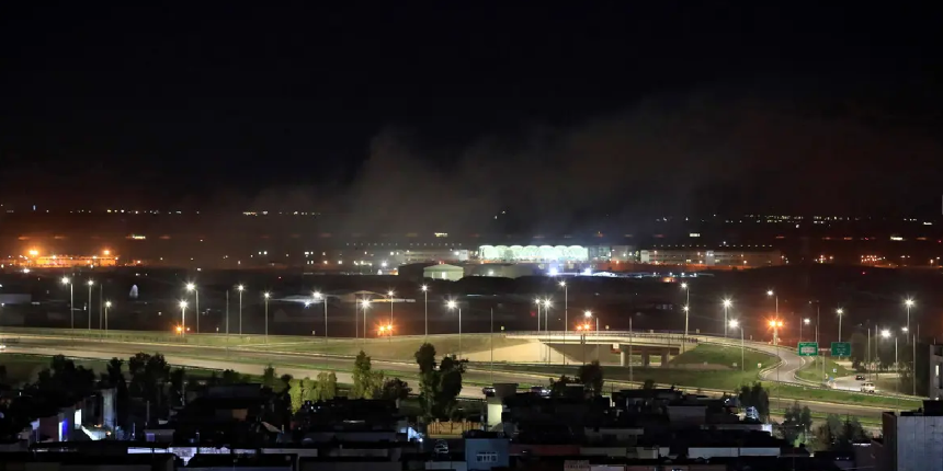 ABD askerlerinin de bulunduğu Erbil Havalimanı’na SİHA'larla roketli saldırı