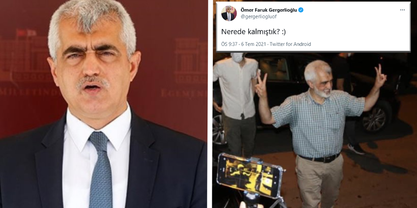 Gergerlioğlu'nun tahliyeden sonra attığı ilk tweete yorum yazanlara bakın!