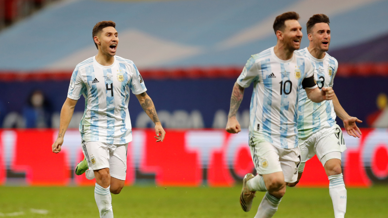 Copa America'da Kolombiya'yı eleyen Arjantin adını finale yazdırdı