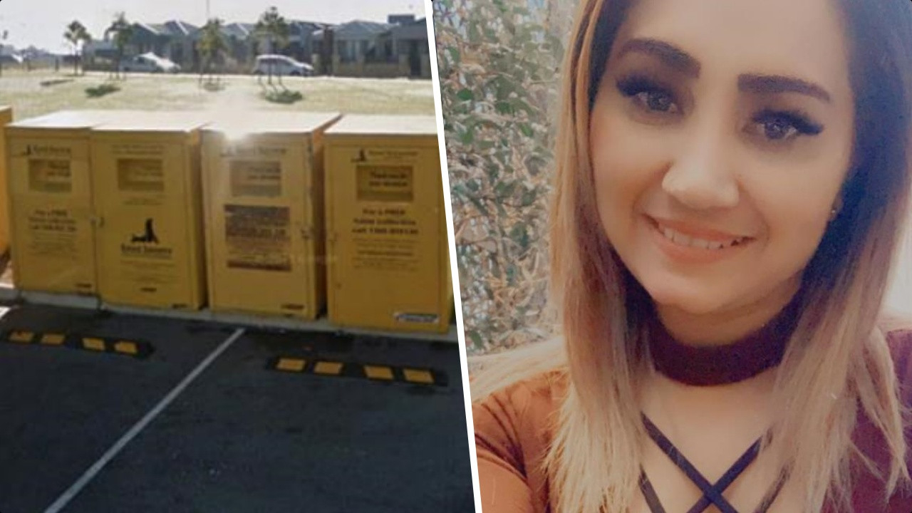 Konteynerden elbise almak isterken feci şekilde can verdi! Vücudunun yarısı içerde yarısı dışarda kaldı!