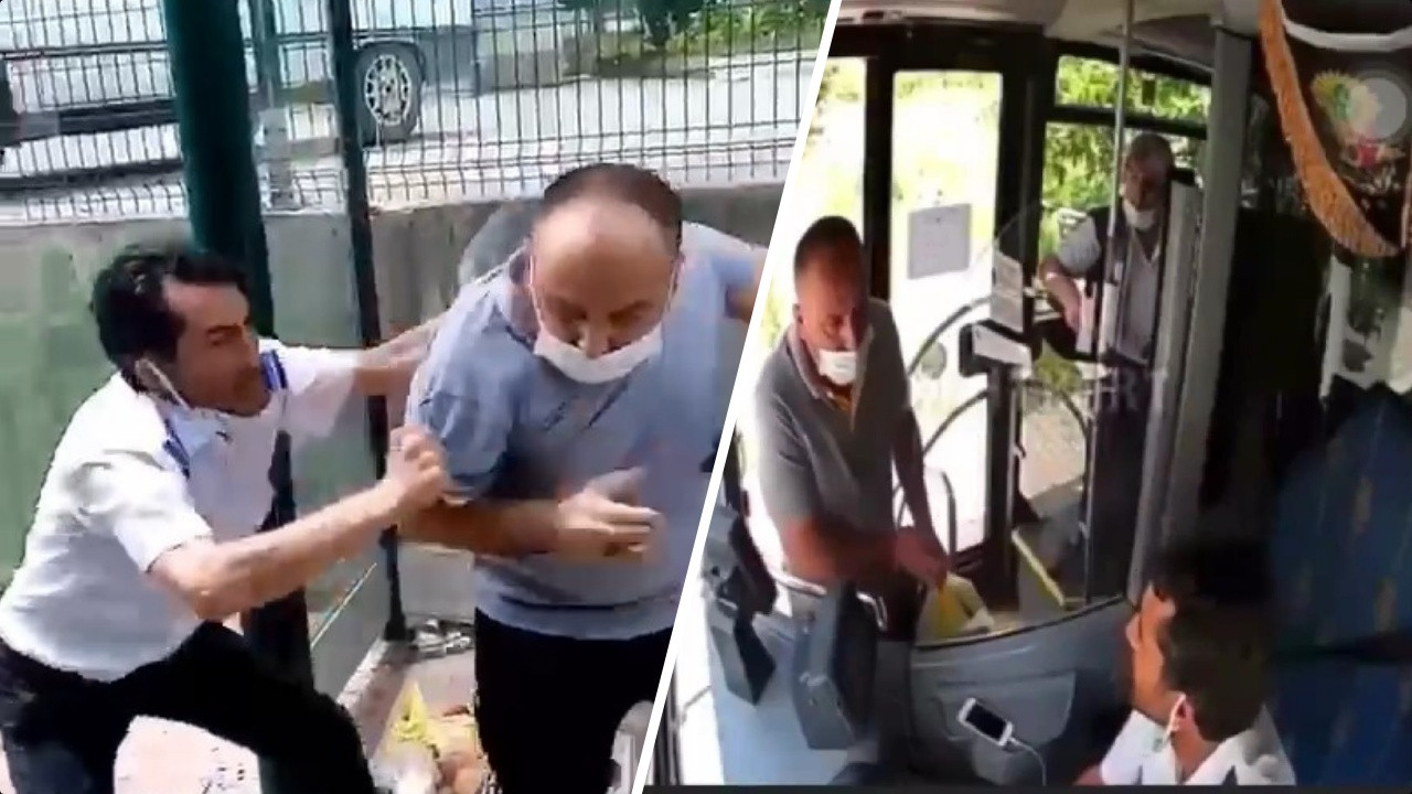Otobüs şoförünü, yolcuyu tekme tokat dövdüğü skandal kavganın yeni görüntüleri çıktı...