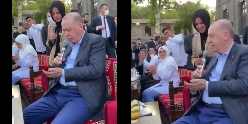 Cumhurbaşkanı Erdoğan'dan Gönül Dağı türküsü