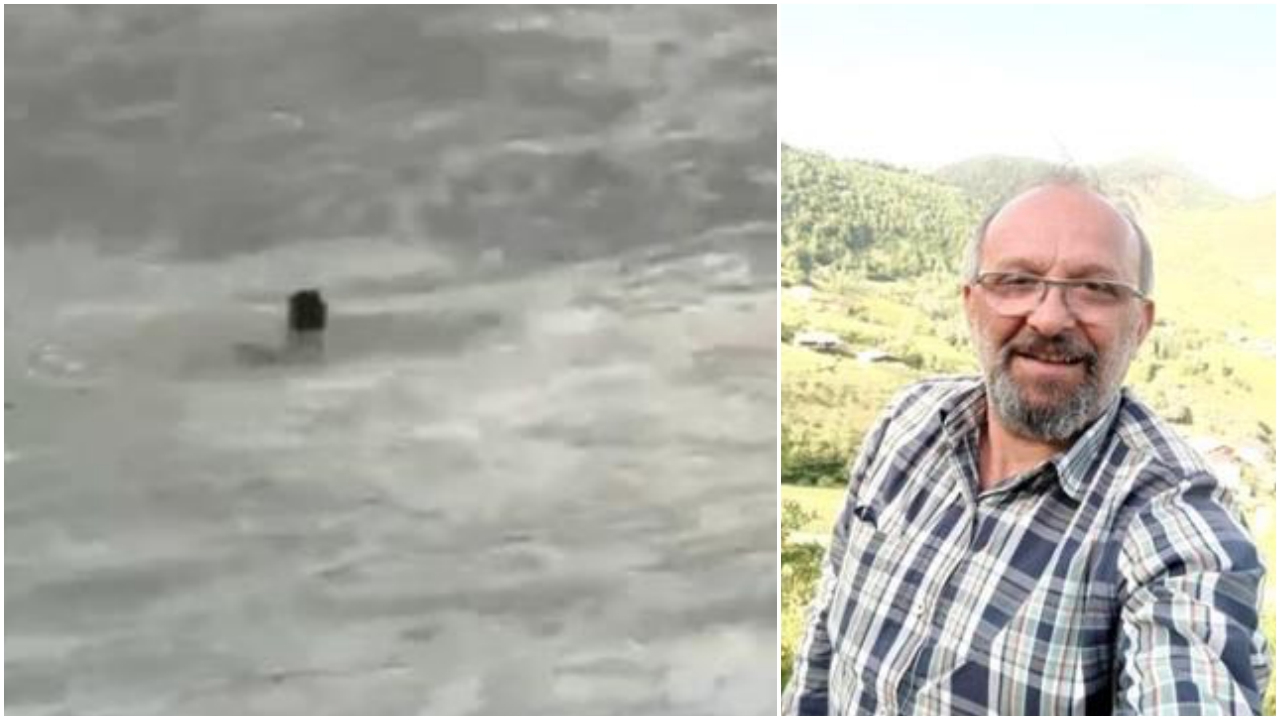 Rize'de denizde kaybolan kişinin cesedi Gürcistan'da karaya vurdu