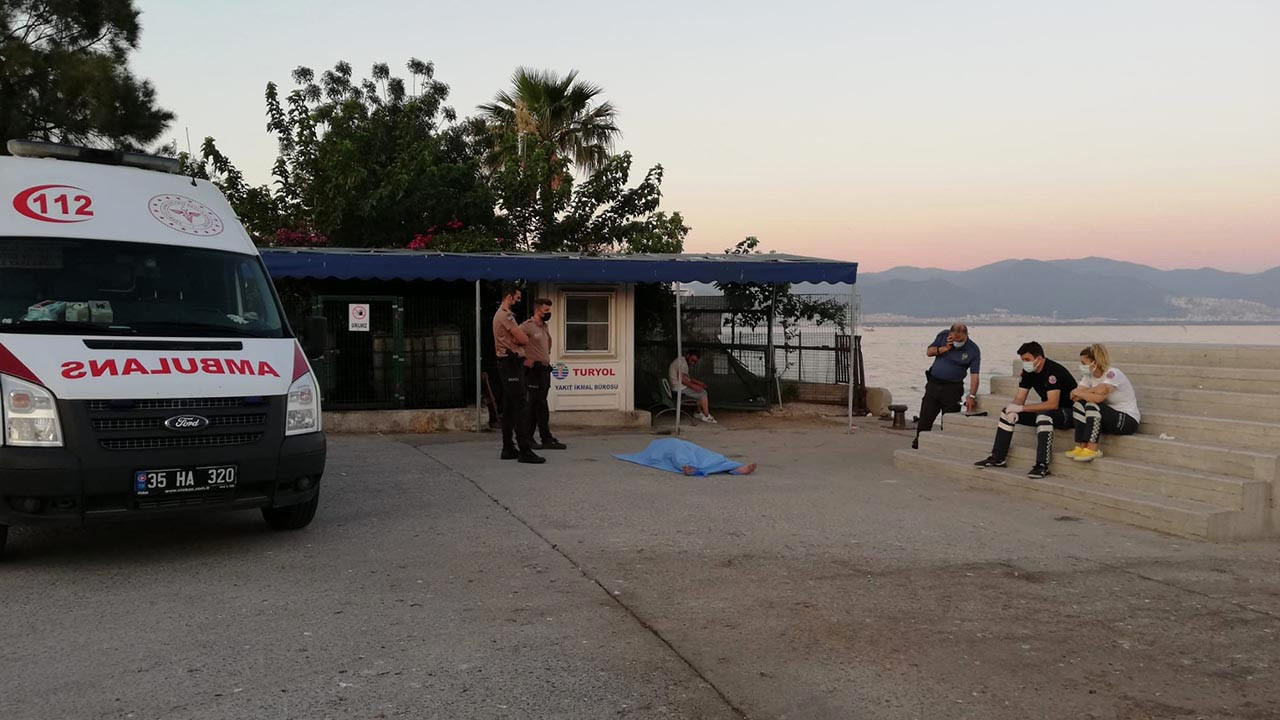 İzmir Karşıyaka'da korkunç olay! Denizde erkek cesedi bulundu