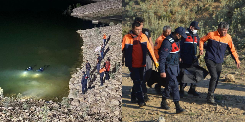 2 kardeşin cansız bedeni göletin dibinden çıkarıldı... Aile üyelerinin ağıtları yürekleri yaktı