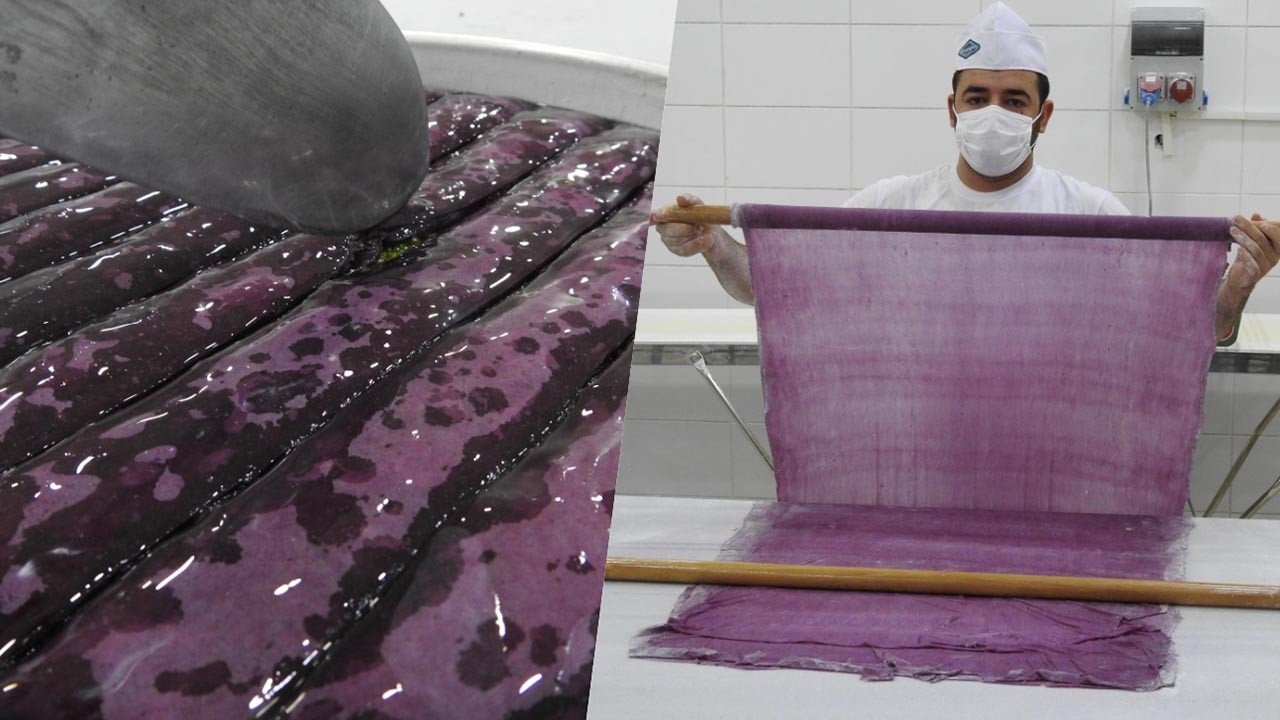 Gaziantepli baklava ustalarından şeker hastalarına özel 'mor baklava'