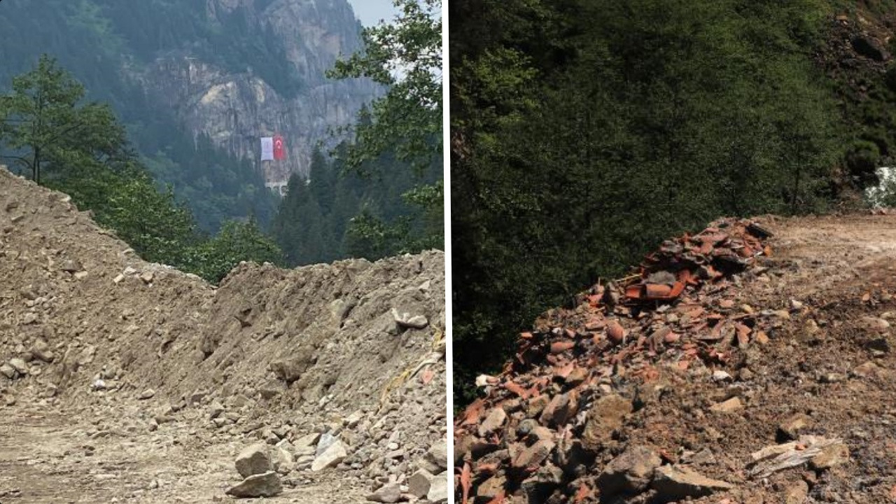 Sümela Manastırı'nda skandal: Restorasyon atıkları denize dökülmüş!