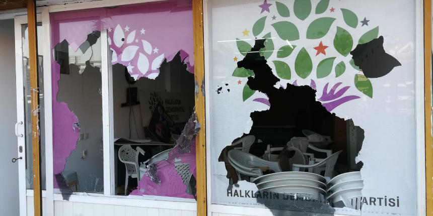 HDP Marmaris İlçe Başkanlığı'na silahlı saldırı