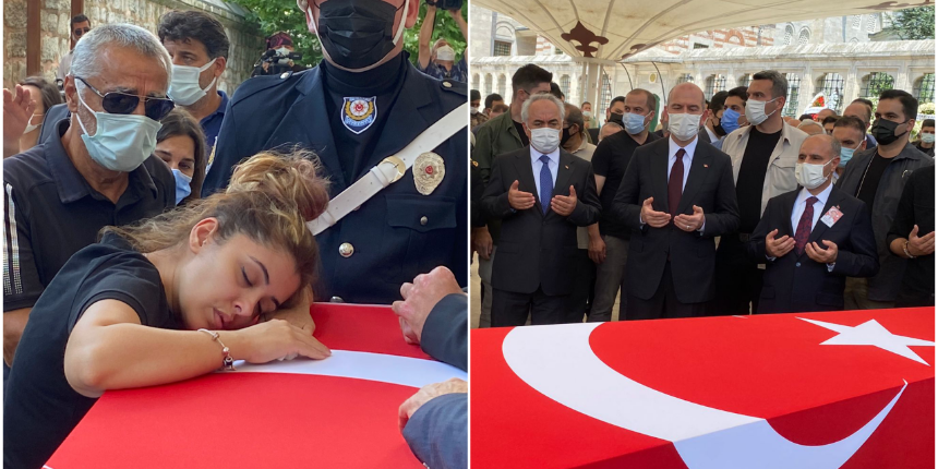 Şehit polis müdürü Cevher'e veda