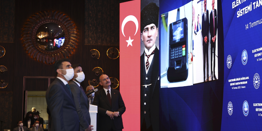 Şimdi dolandırıcılar düşünsün! Soylu, Elektronik Kimlik Doğrulama Sistemi'ni tanıttı