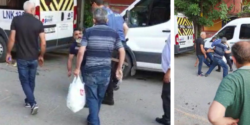 Annesini sokak ortasında darp etti, vatandaşlar linç etmeye kalktı