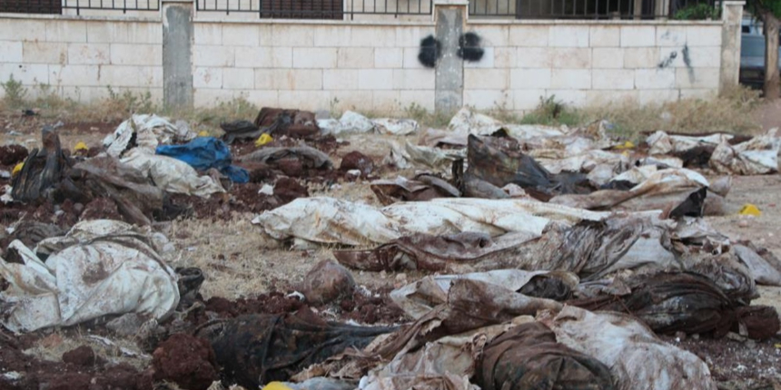 Afrin'de PKK vahşeti! 35 sivilin olduğu toplu mezar bulundu!