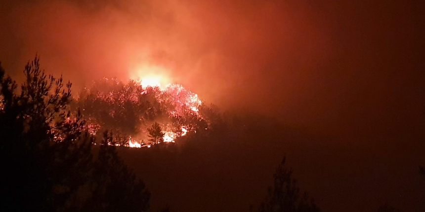 Hatay'ın ormanları alev alev! Amanoslarda iki yangın birden çıktı