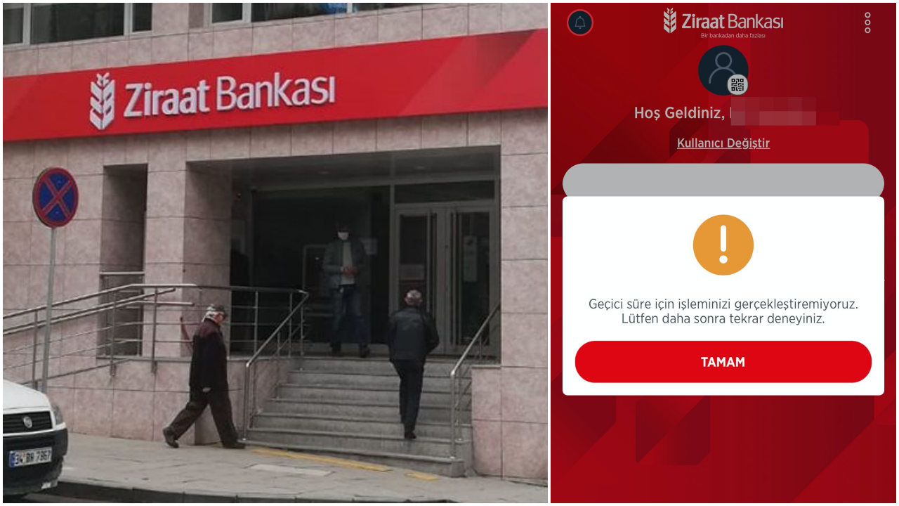 Ziraat Bankası'nın uygulamasına giriş yapılamıyor
