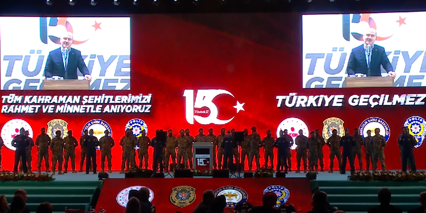 Bakan Soylu şehitlerin ismini tek tek okudu: "Burada"