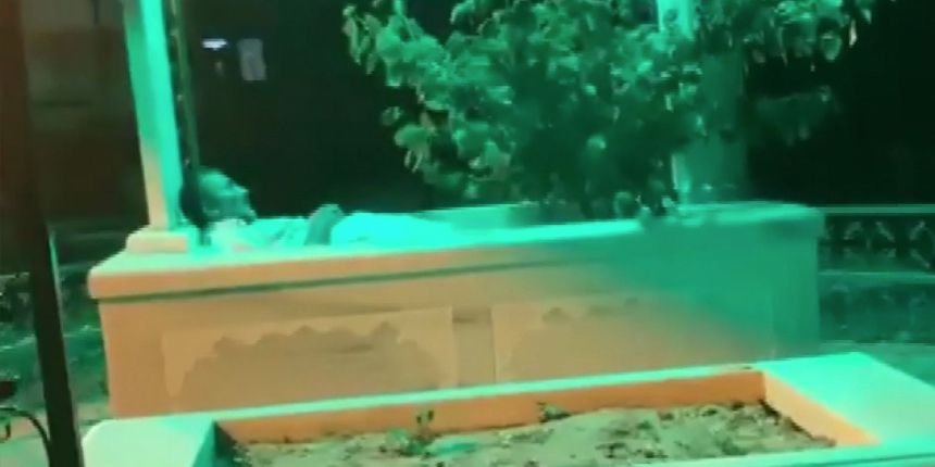 Görenler şaşkına döndü! 'Yatır benim' dedi, içine yattı