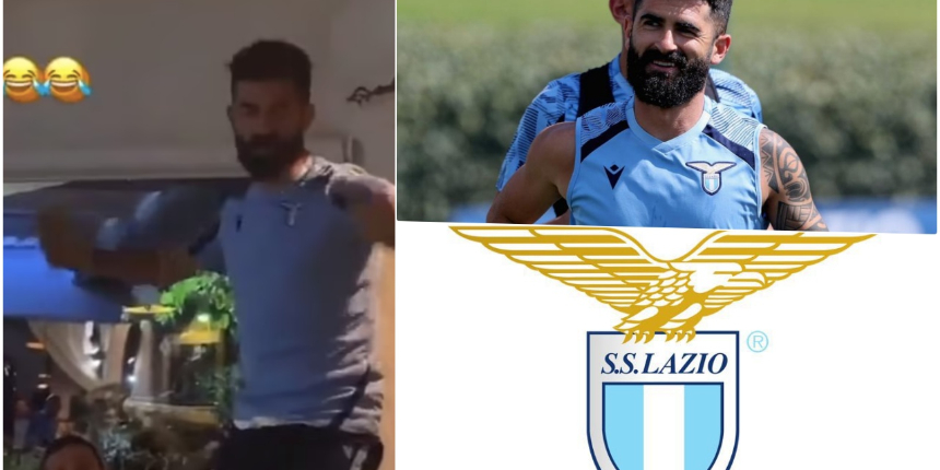Lazio'nun yeni transferi Elseid Hysaj'ın Çav Bella'yı söylediği görüntüler olay oldu