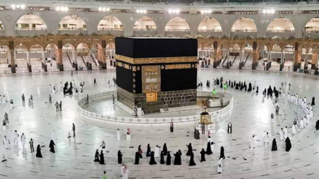 Hacılar ziyaret tavafı için Mescid-i Haram'da! Müslümanlar akın etti
