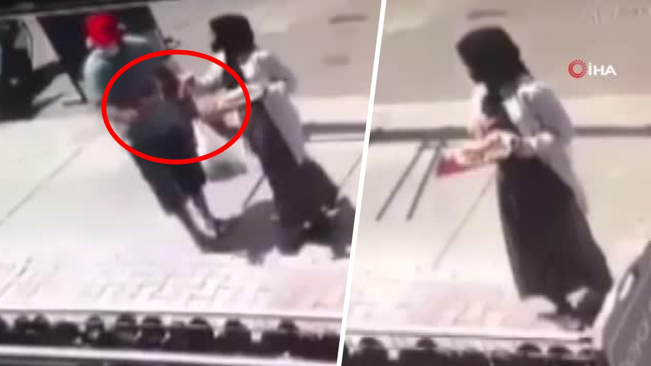 Başörtülü kadına çirkin saldırı! Ekmek bahanesiyle hakaret edip başörtüsünü çıkardı!