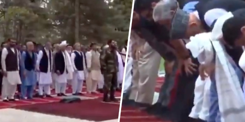 Bayramda hain saldırı! Cumhurbaşkanı namaz kılarken roketler peş peşe düştü!