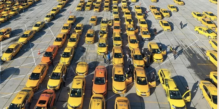 İstanbul Havalimanı'na çalışan 400 taksi bağlandı