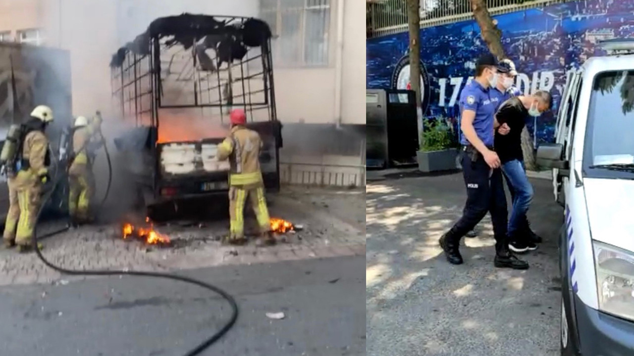 İstanbul’da kundakçı dehşeti: Evsizlerin kaldığı aracı ateşe verdi
