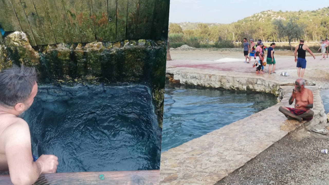 Ününü duyan şifa için Antalya'daki bu havuza koşuyor