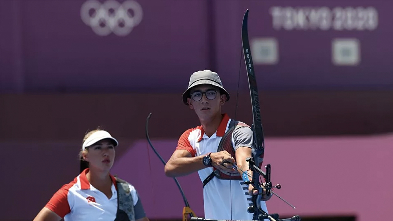 Milli okçular Mete Gazoz ve Yasemin Anagöz Olimpiyat 4'üncüsü oldu