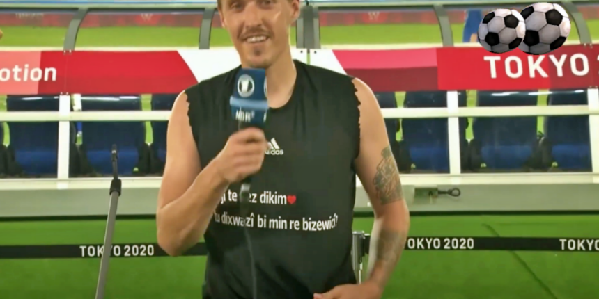Max Kruse'den canlı yayında Kürtçe sürpriz evlilik teklifi!