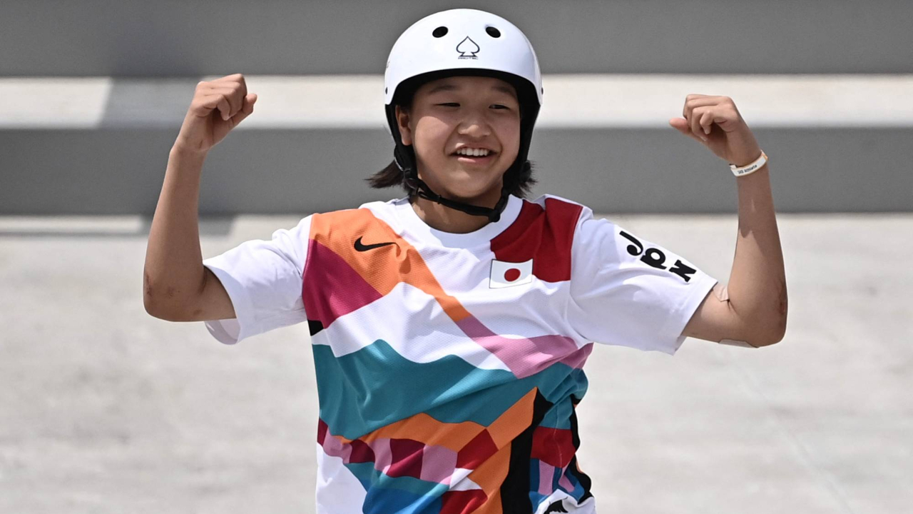 Kaykayda olimpiyat madalyası kazanan 13 yaşındaki Japon sporcu Momiji Nishiya tarihe geçti