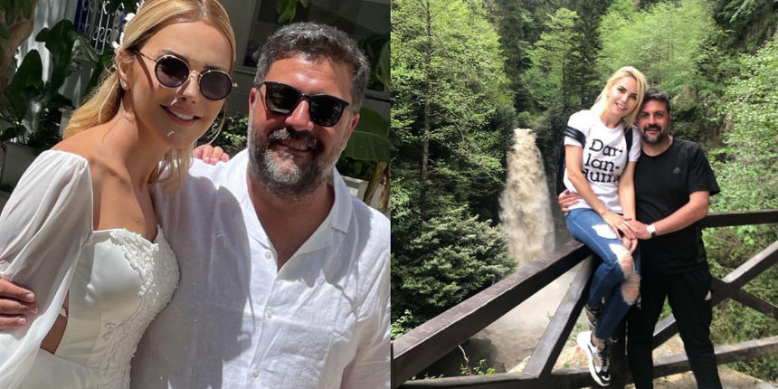 Gelen hesapla çılgına döndüler! Ece Erken ile eşi Şafak Mahmutyazıcıoğlu Yalıkavak'ta mekanı birbirine kattı! Bardaklar havada uçuştu, dişleri kırıldı