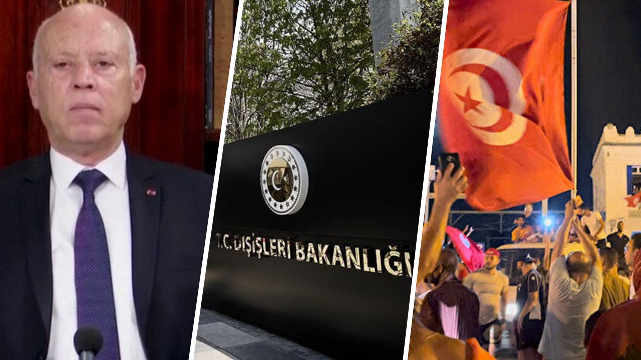 Dışişleri Bakanlığı'ndan Tunus tepkisi: Derin endişe duyuyoruz!