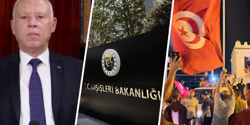 Dışişleri Bakanlığı'ndan Tunus tepkisi: Derin endişe duyuyoruz!