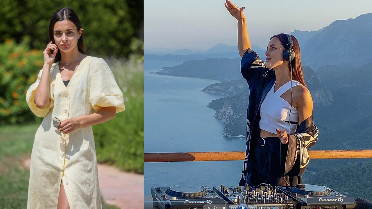 Rus DJ Olga Korolova konser için geldiği Antalya'da klip çekti