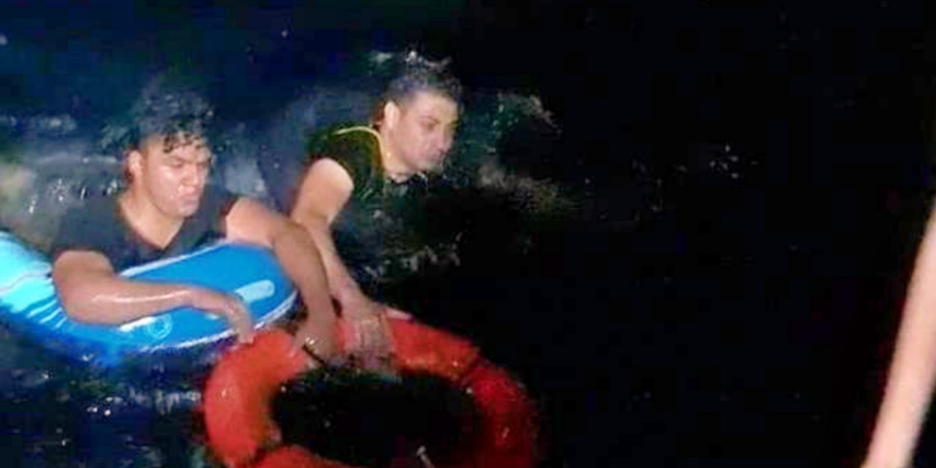 Deniz yatağıyla gece karanlığında Yunanistan'a gitmeye çalıştılar!