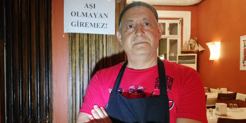 Aşı olmayanlar bu restorana giremiyor