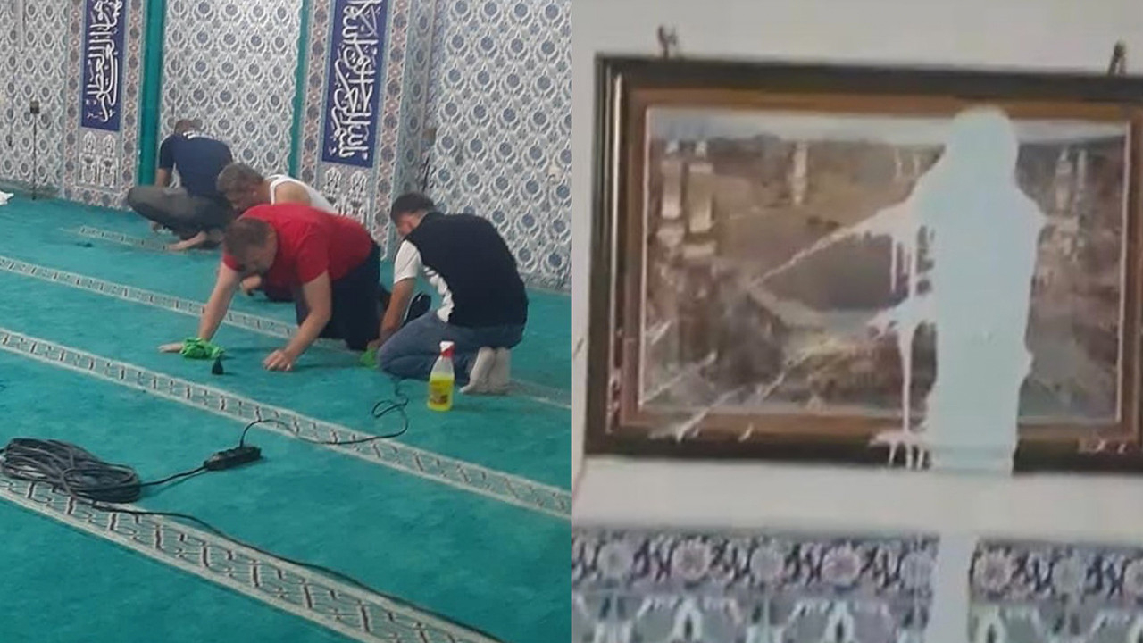 Denizli'de camiye çirkin saldırı: 2 gözaltı