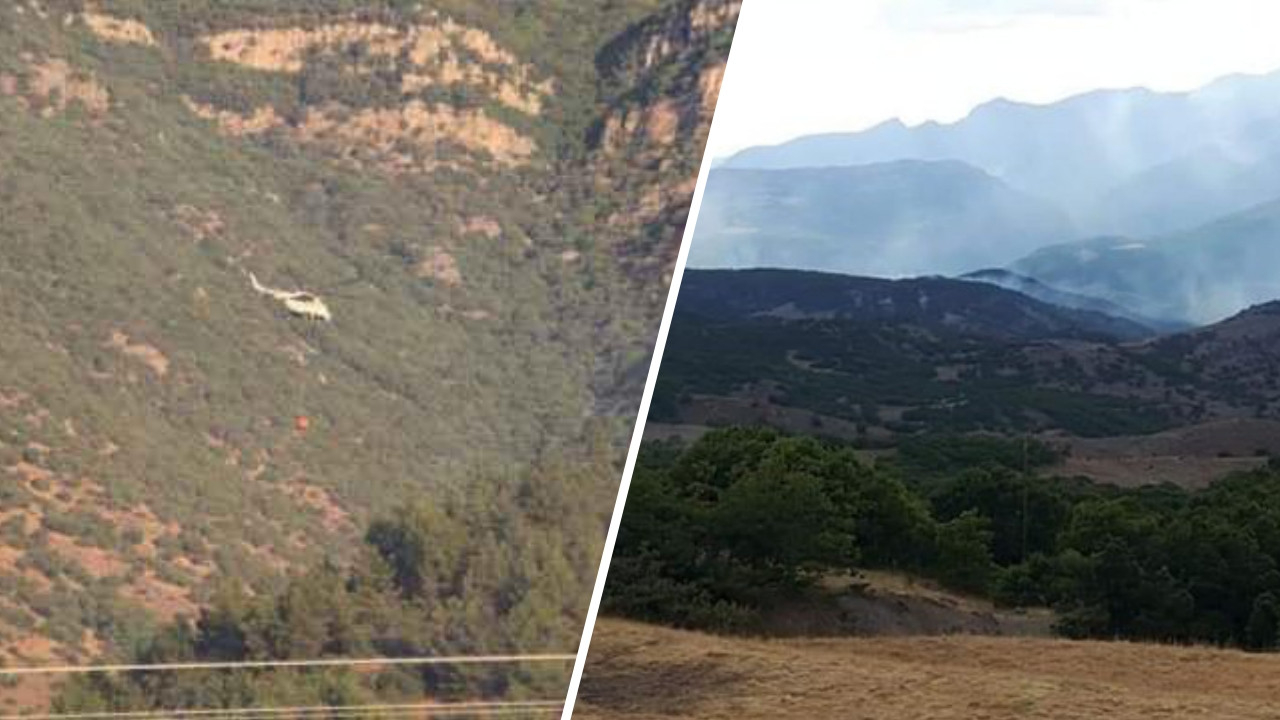 Tunceli Valiliği'nden helikopter iddialarına yalanlama: Teröristler kaçmak için yangın çıkardı!