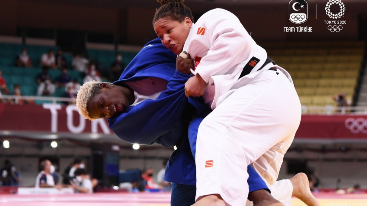 Milli judocu Kayra Sayit Tokyo 2020'de olimpiyat beşincisi oldu